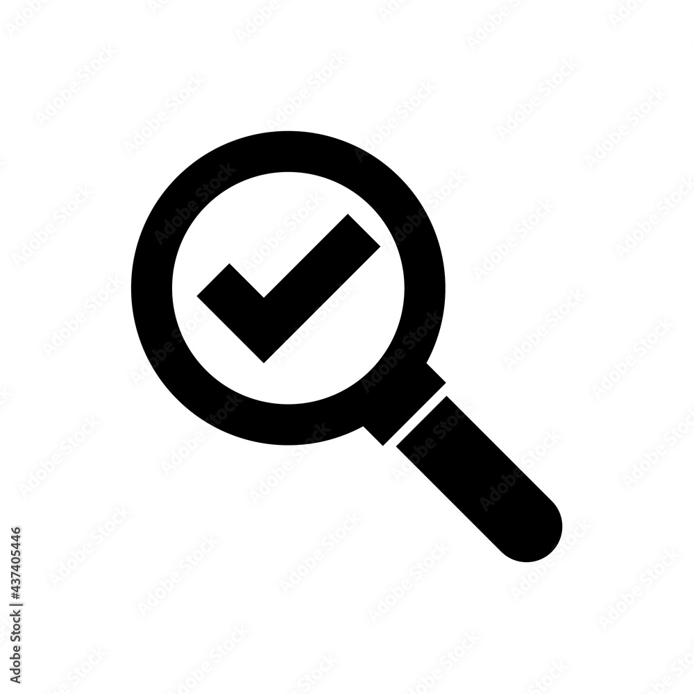 Check mark icon, logo isolated on white background Check mark icon, logo isolated on white background