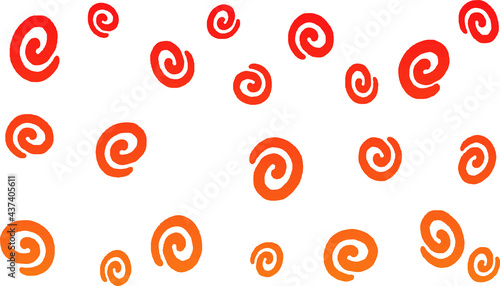 Swirl pattern red