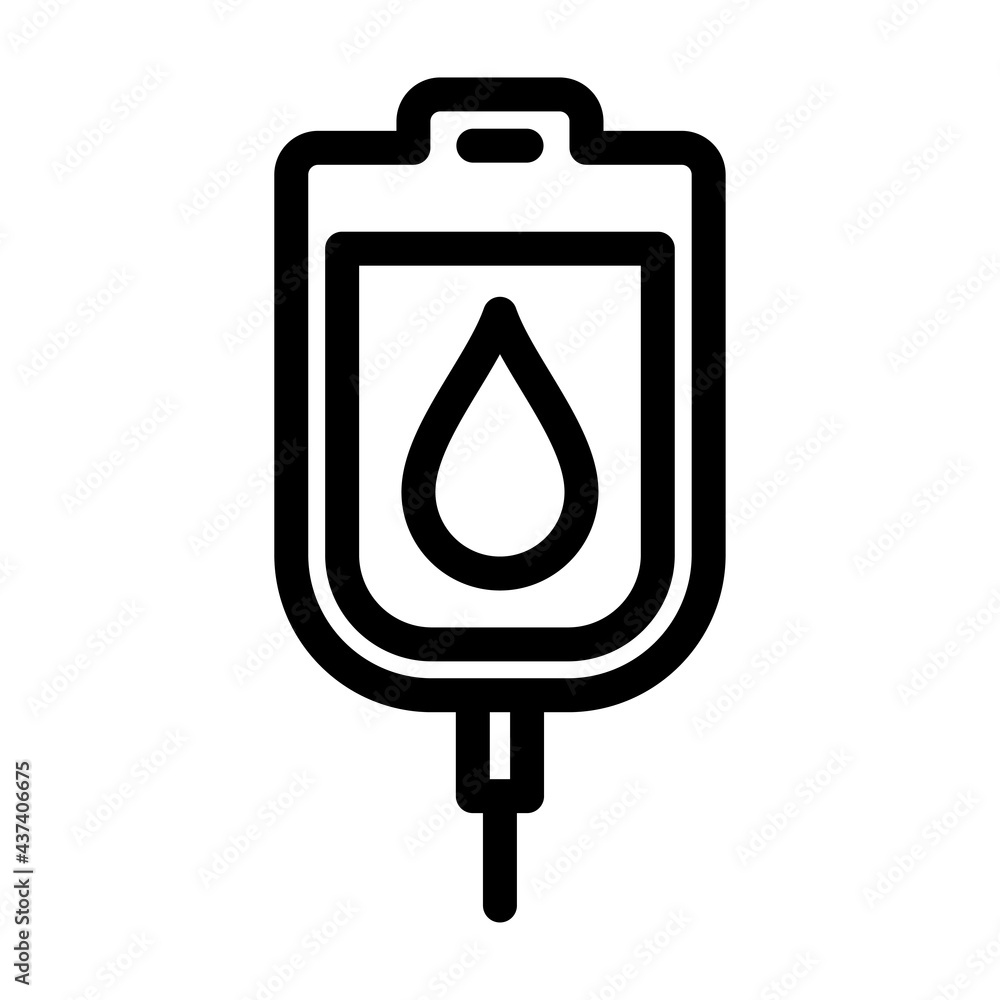 Blood Transfusion Icon Vector Art 輸血のアイコン Blood Transfusion Icon Vector Art 輸血のアイコン