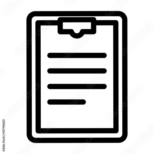 Medical Record Icon Vector Art カルテのアイコン