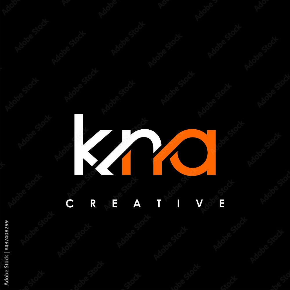 KNA Letter Initial Logo Design Template Vector Illustration KNA Letter Initial Logo Design Template Vector Illustration