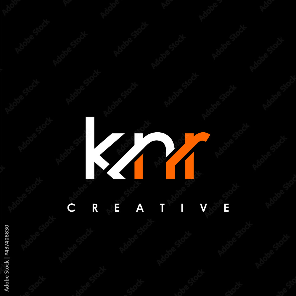 KNR Letter Initial Logo Design Template Vector Illustration KNR Letter Initial Logo Design Template Vector Illustration