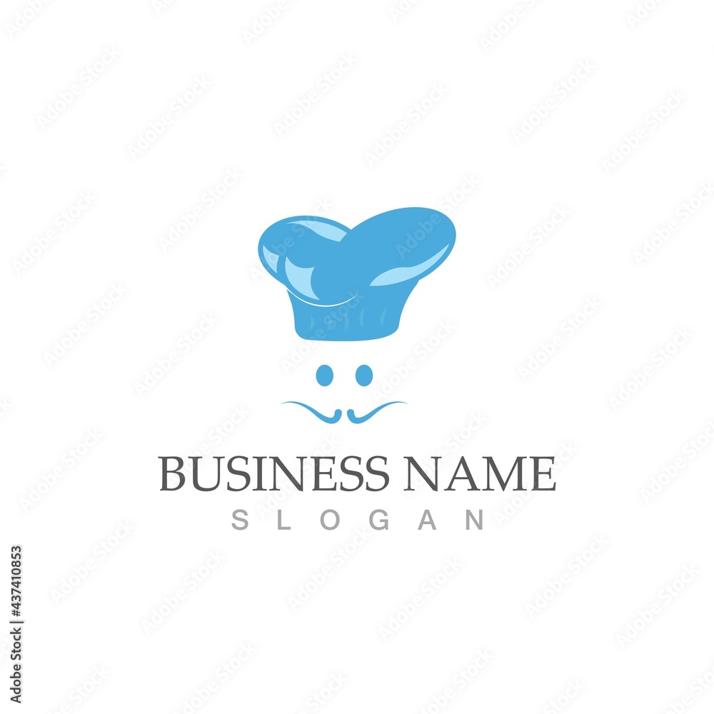 Hat chef logo template Hat chef logo template