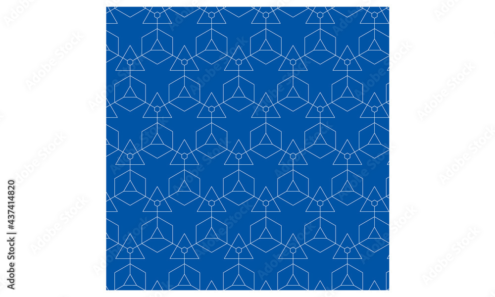 Blue background with pattern