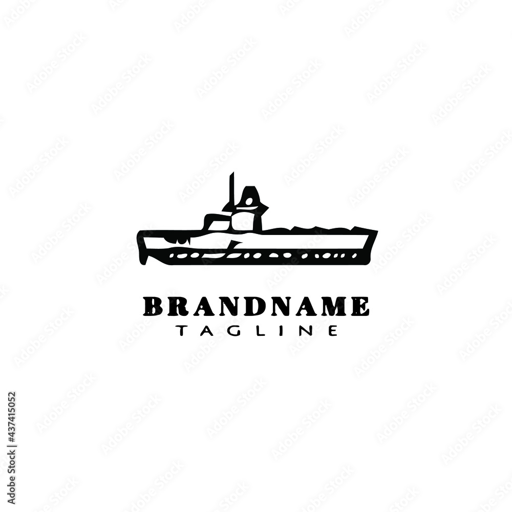 ship logo icon design template vector illustration