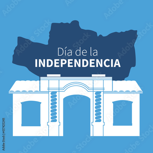 Independencia Argentina - Casa Histórica de Tucumán
mapa de provincia de Tucumán y silueta de Casa Historica