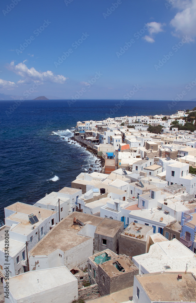Greek island town 