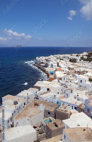 Greek island town 