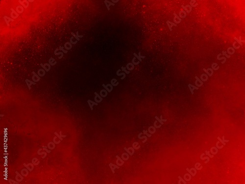 The red gas was scattered around the empty space on a black background.  Abstract wallpapers are used as backgrounds.