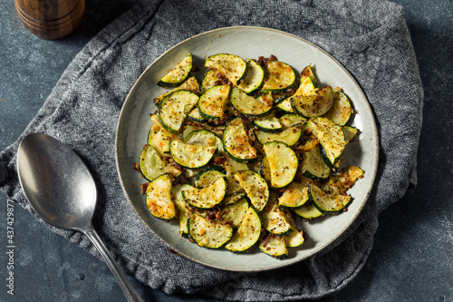 Homemade Oven Roasted Zucchini Slices