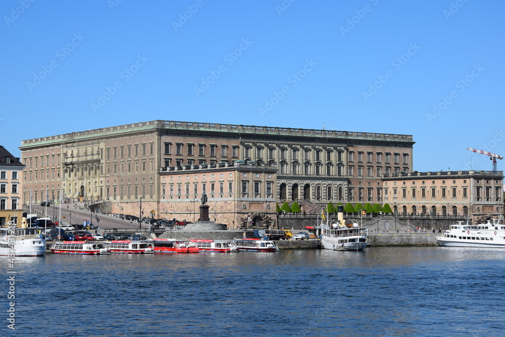 The Royal palace in Stockholm, Sweden 