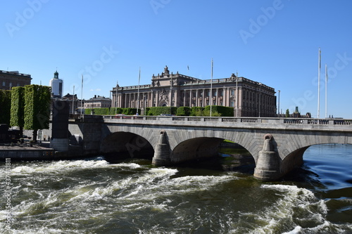 The Swedish parlament in Stockholm, Sweden
