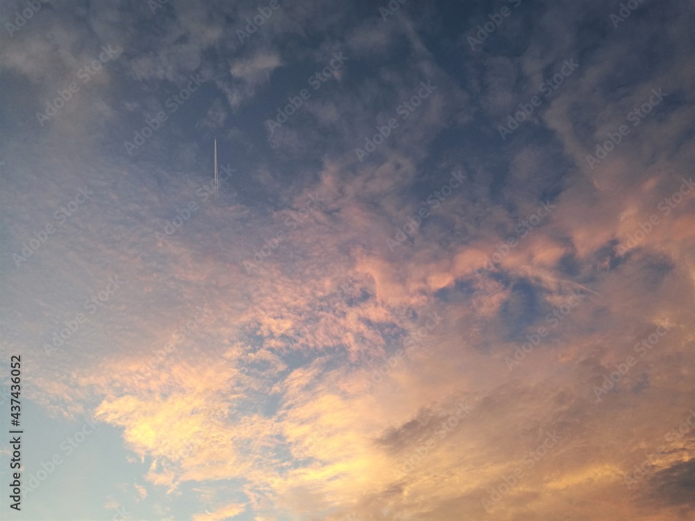 sunset sky with clouds sunset sky with clouds
