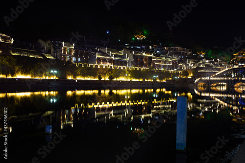 night view of the city