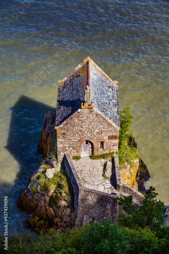 Chapelle Saint-Aubert, Saint Michael's Mount, Normandy, France photo