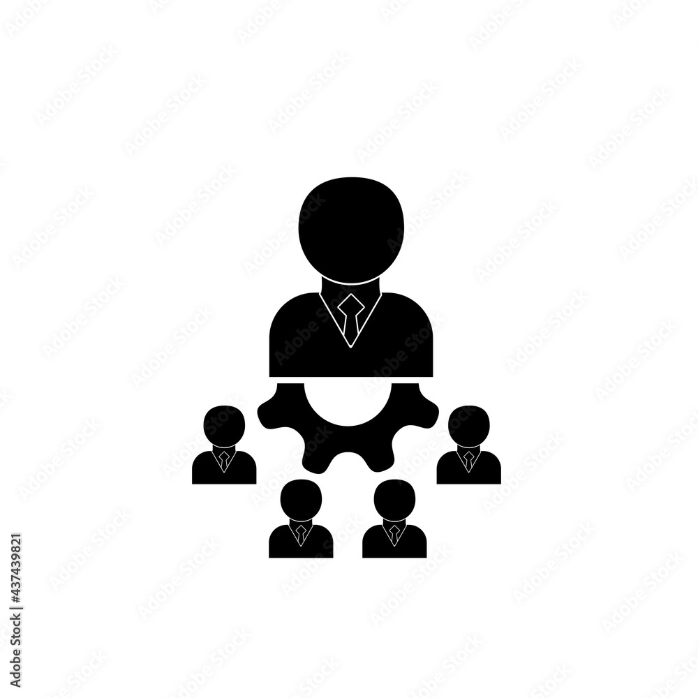 Supervisor icon isolated on white background Supervisor icon isolated on white background