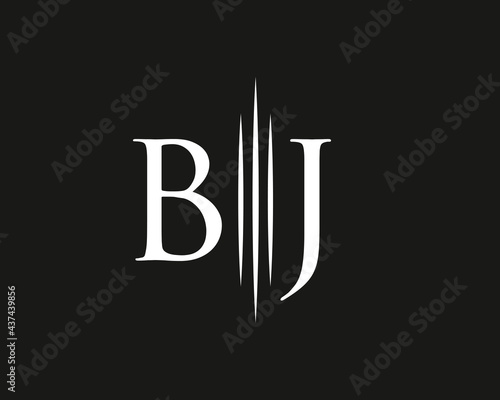 Initial  BJ logo, BJ monogram, Letter BJ logo for company, law, luxury, corporate sign And business identity