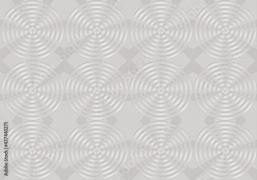 Fototapeta Naklejka Na Ścianę i Meble -  white pattern, texture seamless, wallpaper design, minimal pattern background, wall art with glitter gradient color You can use for ad, fabric and card, poster, business presentations, Modern wall art