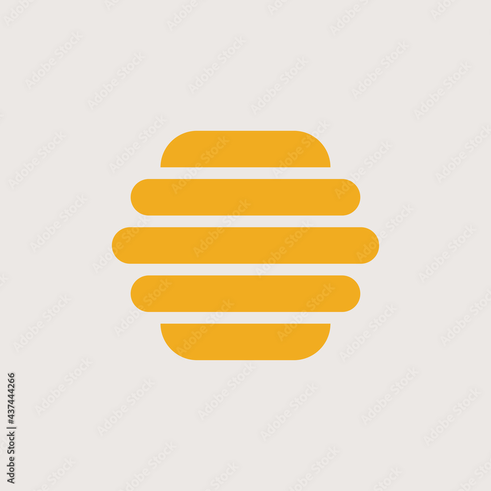 Bee comb vector. logo design. symbol. bee cartoon vector. bee comb on white background. Bee comb vector. logo design. symbol. bee cartoon vector. bee comb on white background.