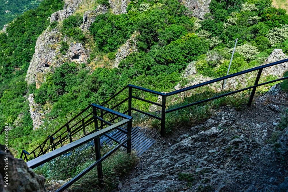 Azeula castle in summer Azeula castle in summer
