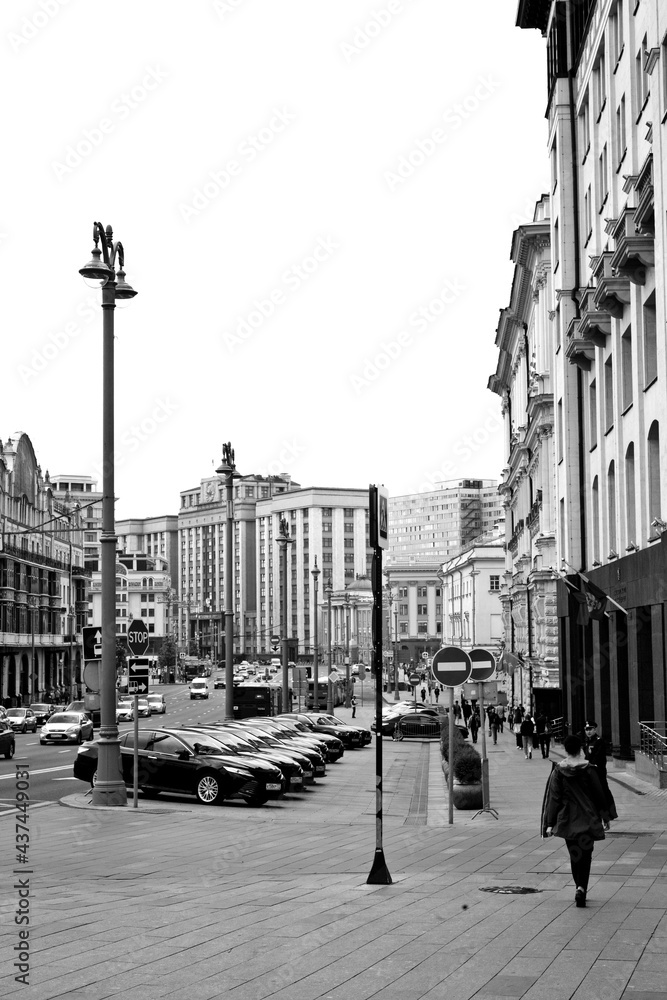 Obraz premium street of Moscow city