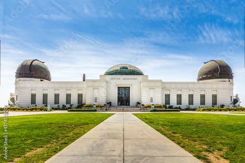 Canvas Print The Griffith Observatory in Los Angeles on Mount Hollywood