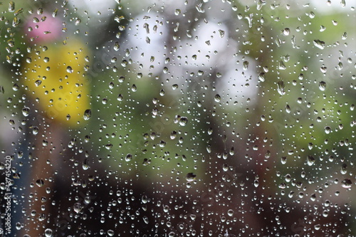 rain drops on the window