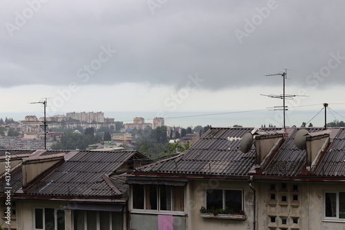 roofs of the town