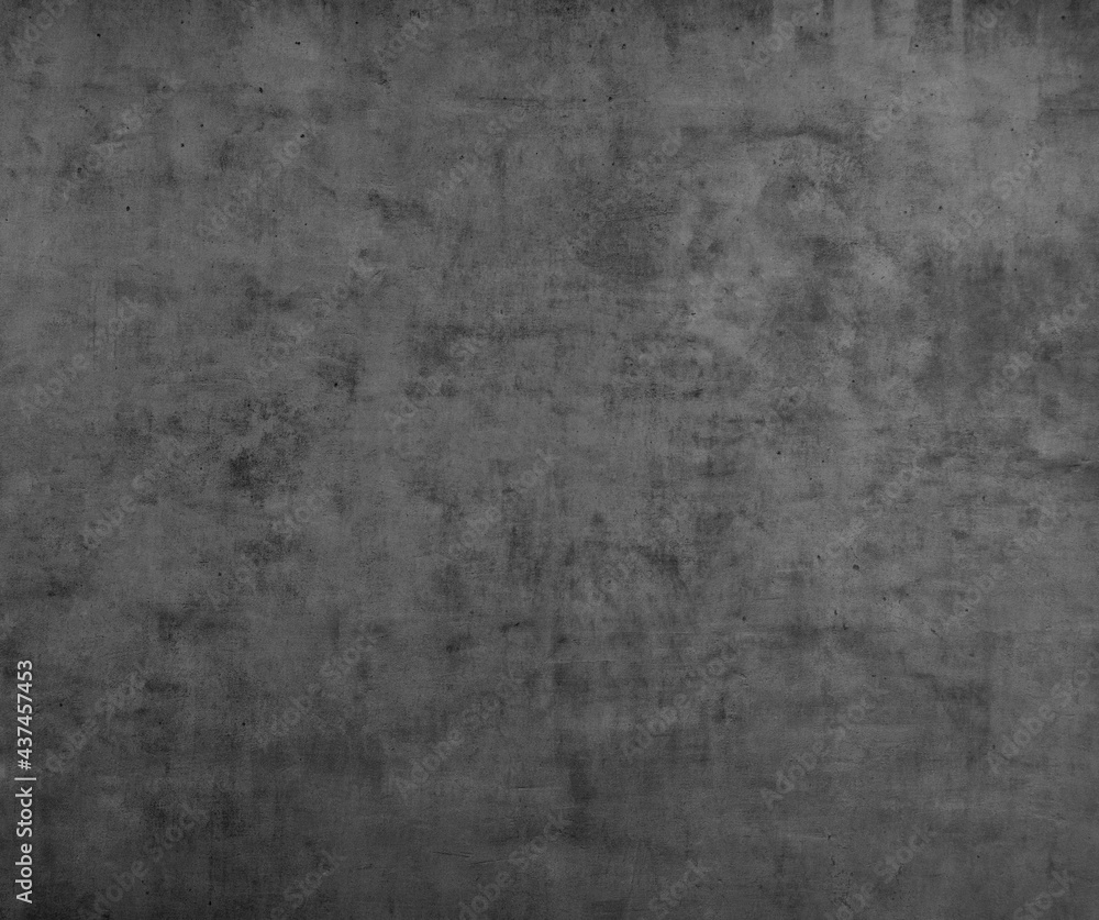 Gray cement plaster wall as background or texture.