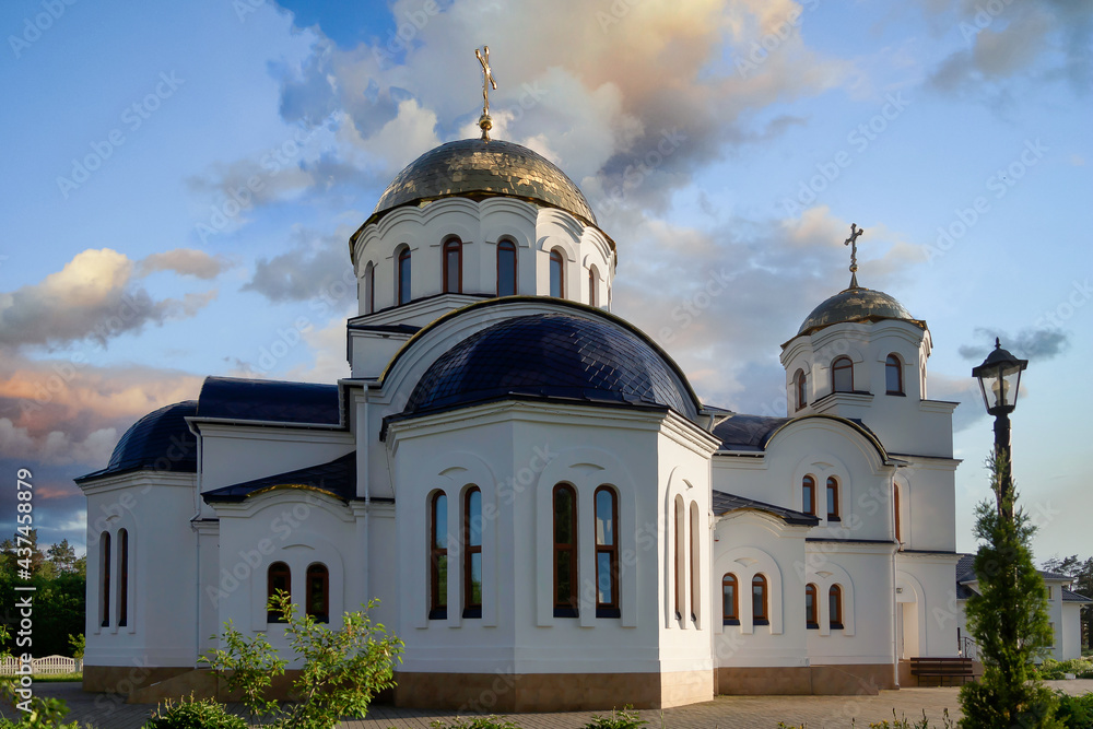 Temple of the Georgian Icon of the Mother of God in Gomel. Temple of the Georgian Icon of the Mother of God in Gomel.