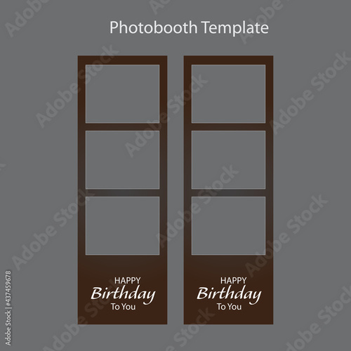 Photobooth template and booth design