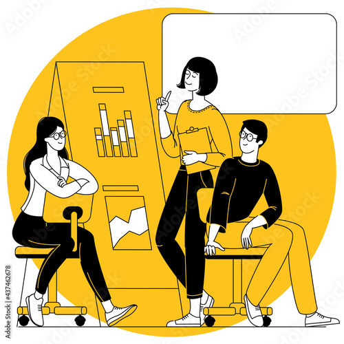 teamwork vector concept