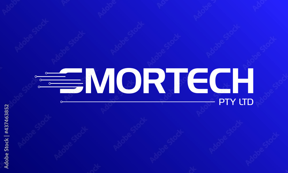 Somortech Pty Ltd Creative Modern Vector Tech Logo Design 