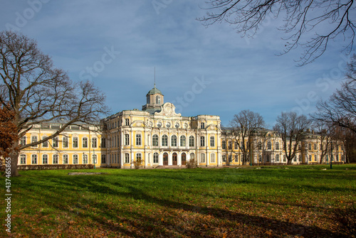 historical estate Znamenka Palace in St. Petersburg Russia