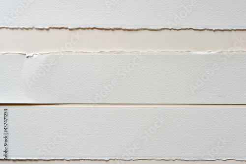 strips of deckle edge paper background photo