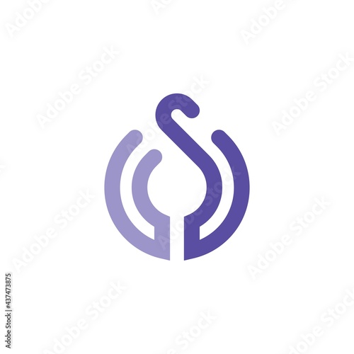 Initial letter S logo design inspiration vector template