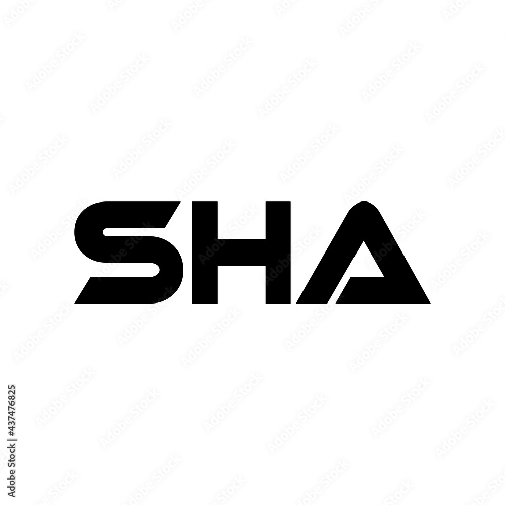 SHA letter logo design with white background in illustrator, vector logo modern alphabet font overlap style. calligraphy designs for logo, Poster, Invitation, etc. SHA letter logo design with white background in illustrator, vector logo modern alphabet font overlap style. calligraphy designs for logo, Poster, Invitation, etc.