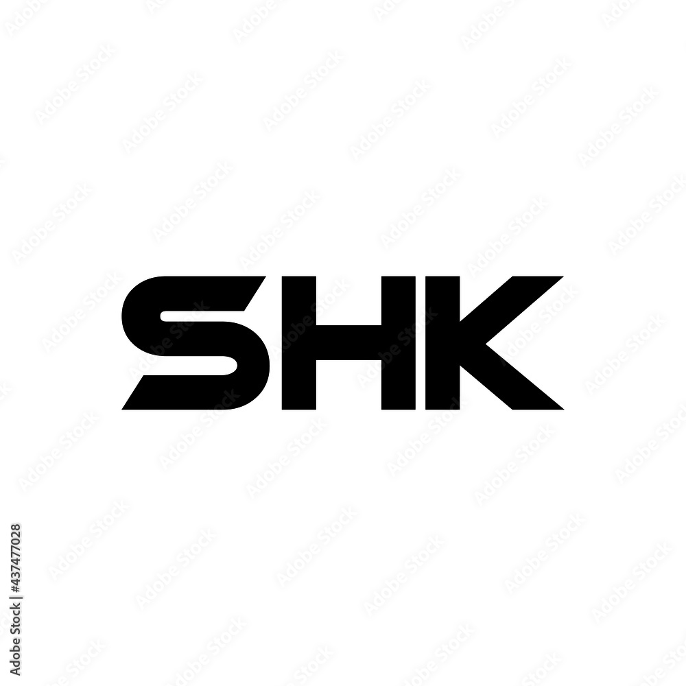 SHK letter logo design with white background in illustrator, vector logo modern alphabet font overlap style. calligraphy designs for logo, Poster, Invitation, etc. SHK letter logo design with white background in illustrator, vector logo modern alphabet font overlap style. calligraphy designs for logo, Poster, Invitation, etc.