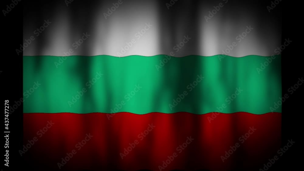 ブルガリアの国旗 Stock Video Adobe Stock