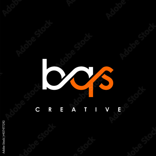 BQS Letter Initial Logo Design Template Vector Illustration