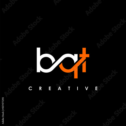 BQT Letter Initial Logo Design Template Vector Illustration