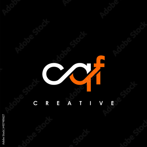 CQF Letter Initial Logo Design Template Vector Illustration photo