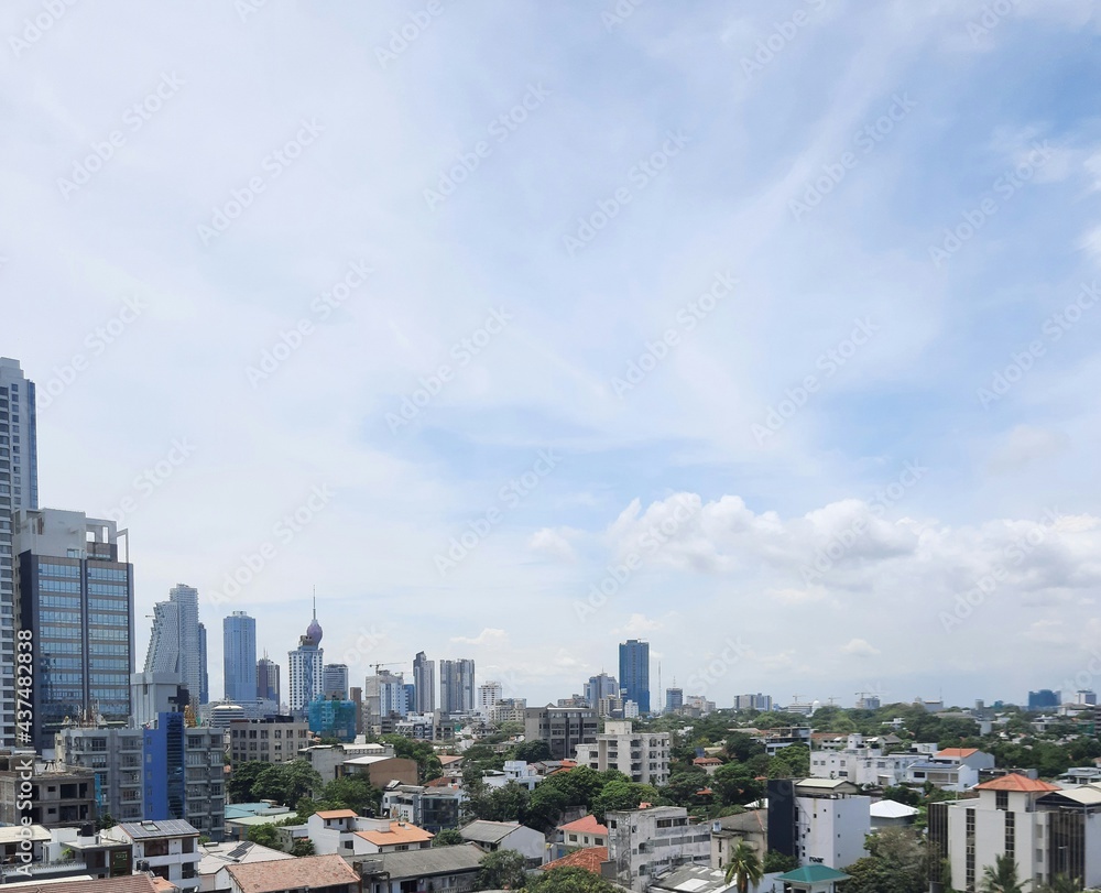 Fototapeta premium city sky