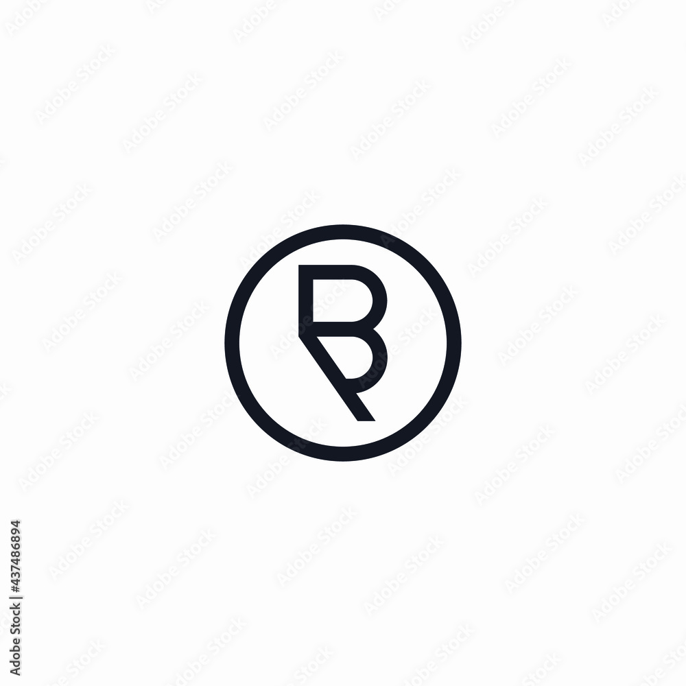 BR RB letter initial logo vector icon illustration BR RB letter initial logo vector icon illustration