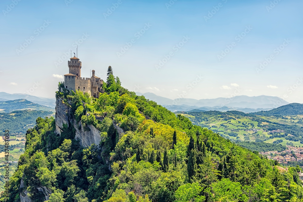 The Republic of San Marino in the daytime