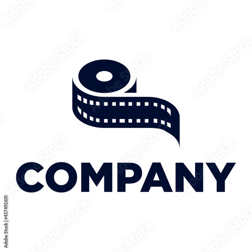 roll film logo design for entertainment industry