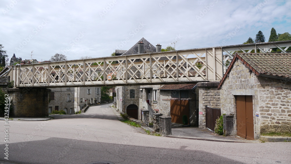 village typique dans le Limousin (France)