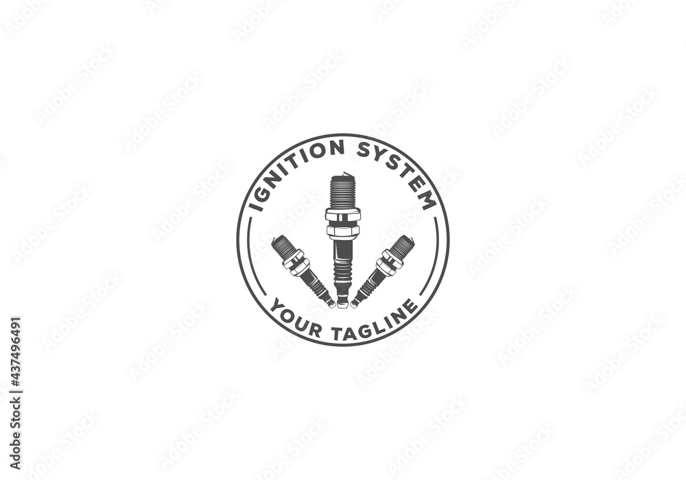 logo for ignition system on white background logo for ignition system on white background