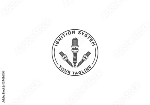logo for ignition system on white background