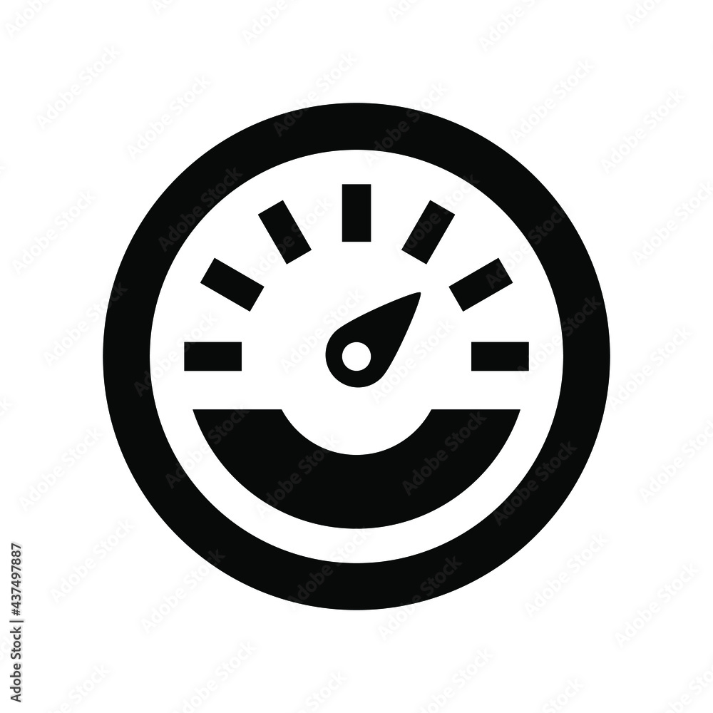 Speedometer icon vector graphic illustration Speedometer icon vector graphic illustration